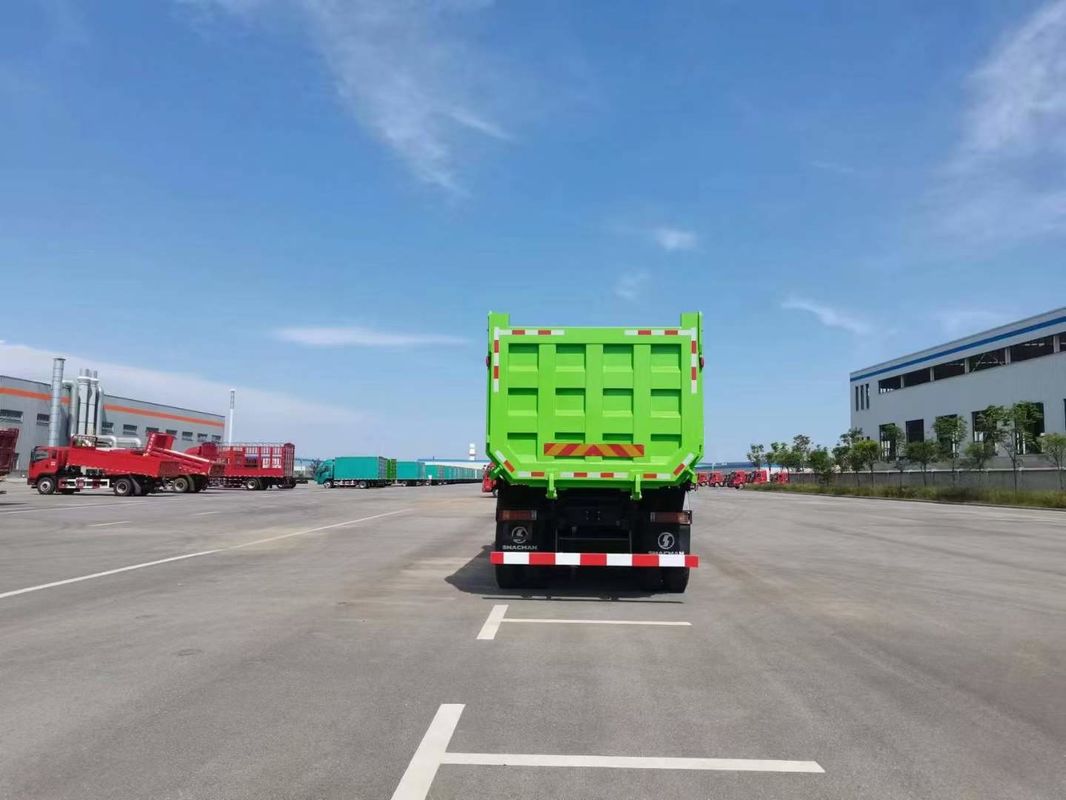 10 पहिया SHACMAN F3000 सीएनजी डंप ट्रक 6x4 यूरो वी WEICHAI-430HP ग्रीन निर्माण और खनन के लिए एकदम सही