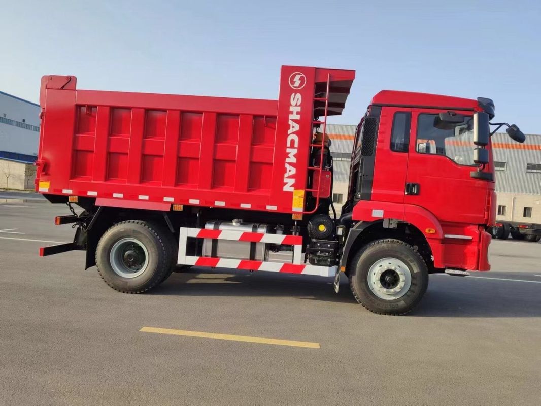 12-18T SHACMAN भारी डंप ट्रक 4x2 H3000 300hp चार पहिया ड्राइव डंप ट्रक