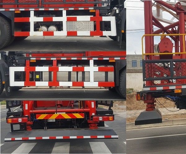 SHACMAN H3000 तेल ड्रिलिंग ट्रक 6x4 380HP यूरो II सफेद 50 टन तेल रिग चलाने वाले ट्रक