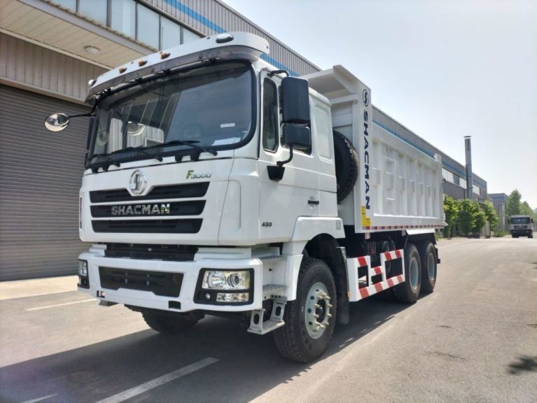 SHACMAN F3000 डंप ट्रक 6x4 430 यूरो II टपर सफेद 10 टायर 5200 के साथ टपर