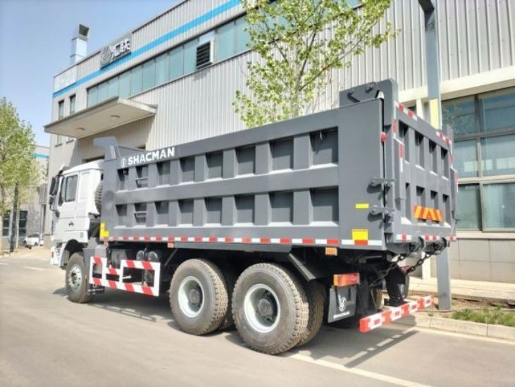 ग्रे न्यू हैवी ड्यूटी SHACMAN F3000 डंप ट्रक 6x4 420 यूरो II 10 व्हील टिपर