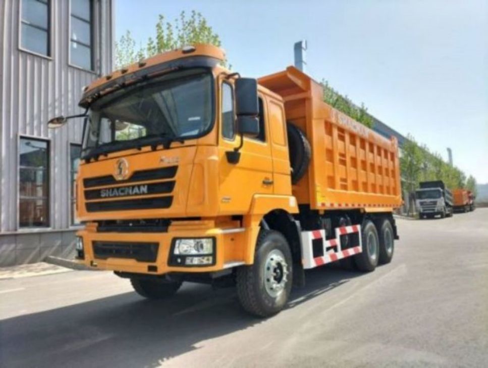 नई भारी शुल्क SHACMAN F3000 टपर डंप ट्रक 6x4 380 यूरो II पीला 10 पहियों