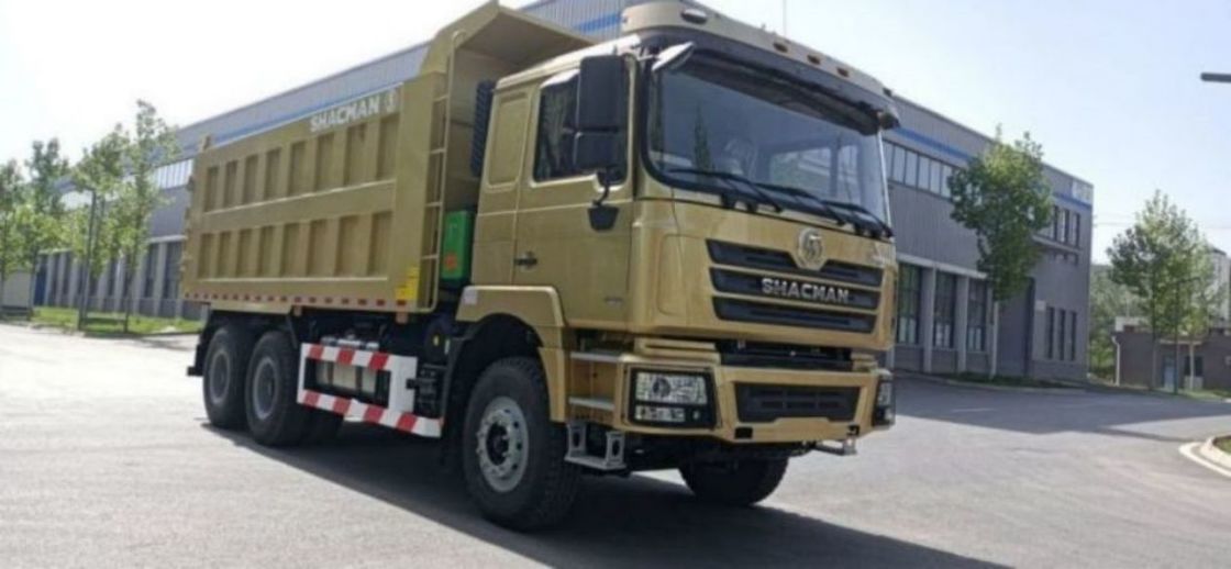 10 टायर डम्पर SHACMAN F3000 टपर ट्रक 6x4 375 यूरोवी गोल्ड WEICHAI डीजल इंजन