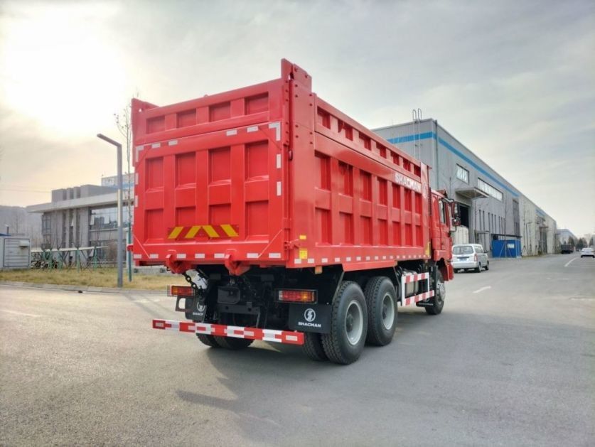 SHACMAN F3000 टिपर डंप ट्रक 6x4 WP10.380Hp यूरो II रेड 10 टायर 5175 मिमी के साथ