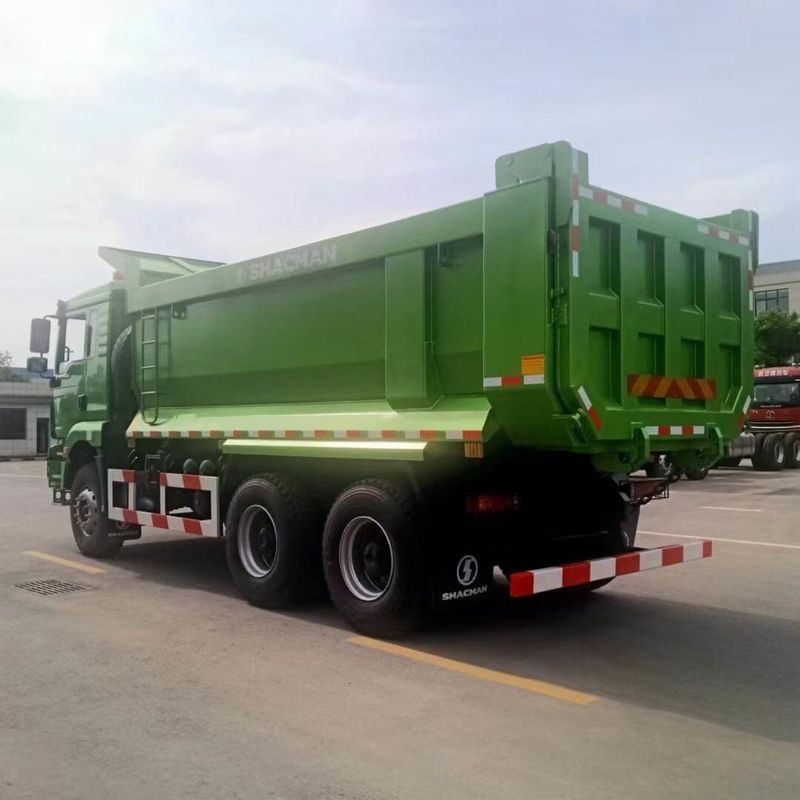 SHACMAN 3 एक्सल डंप ट्रक H3000 6x4 400HP EuroII 50Ton तीन एक्सल डंप ट्रक