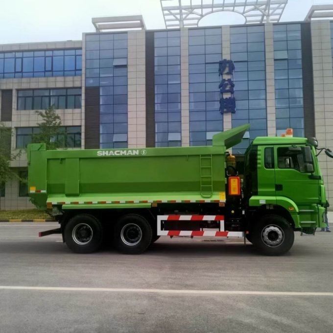SHACMAN 3 एक्सल डंप ट्रक H3000 6x4 400HP EuroII 50Ton तीन एक्सल डंप ट्रक