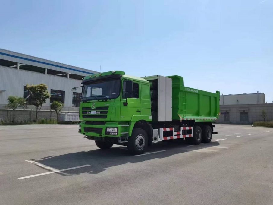 10 पहिया SHACMAN F3000 सीएनजी डंप ट्रक 6x4 यूरो वी WEICHAI-430HP ग्रीन निर्माण और खनन के लिए एकदम सही