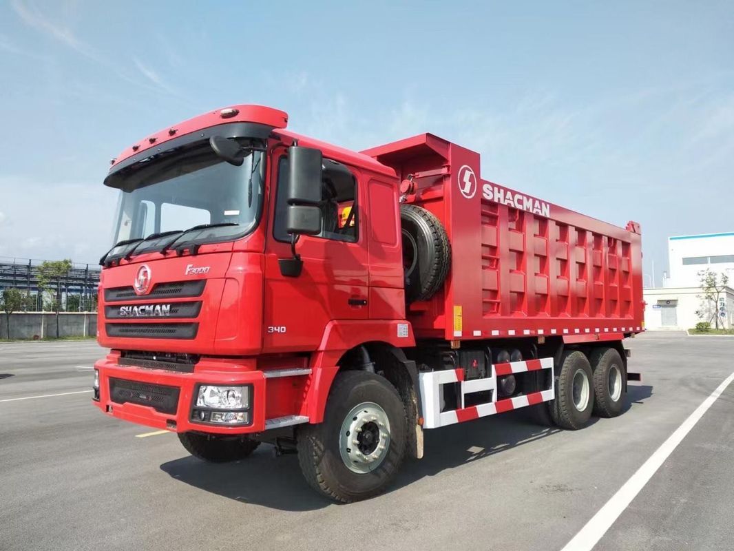 SHACMAN F3000 डंप ट्रक 6x4 380 एचपी यूरो II भारी शुल्क WEICHAI डीजल इंजन के लिए