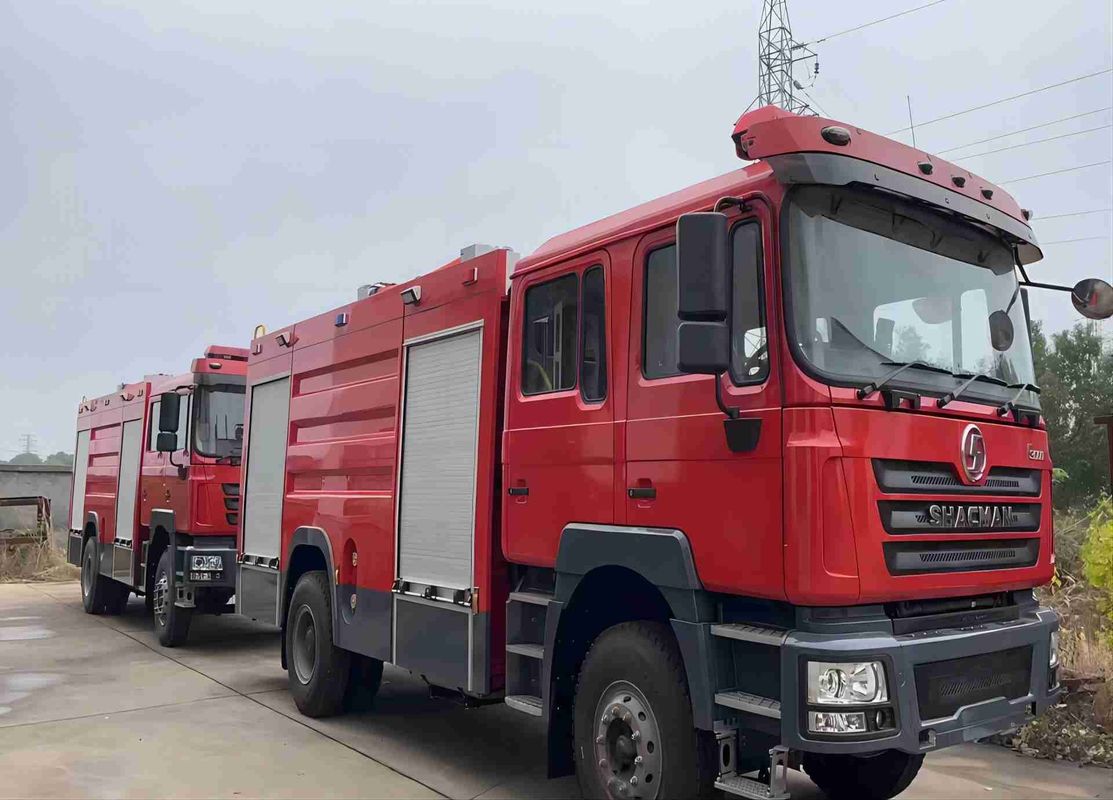 विशेष ट्रक SHACMAN F3000 6x4 300HP 50T फायर रेस्क्यू ट्रक WEICHAI WP10.300E22 इंजन और FAST RTD-11509C गियर बॉक्स के साथ