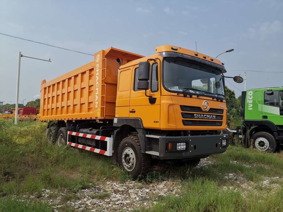 SHACMAN 3 एक्सल डंप ट्रक F3000 6x4 430HP EuroII 25Ton तीन एक्सल डंप ट्रक