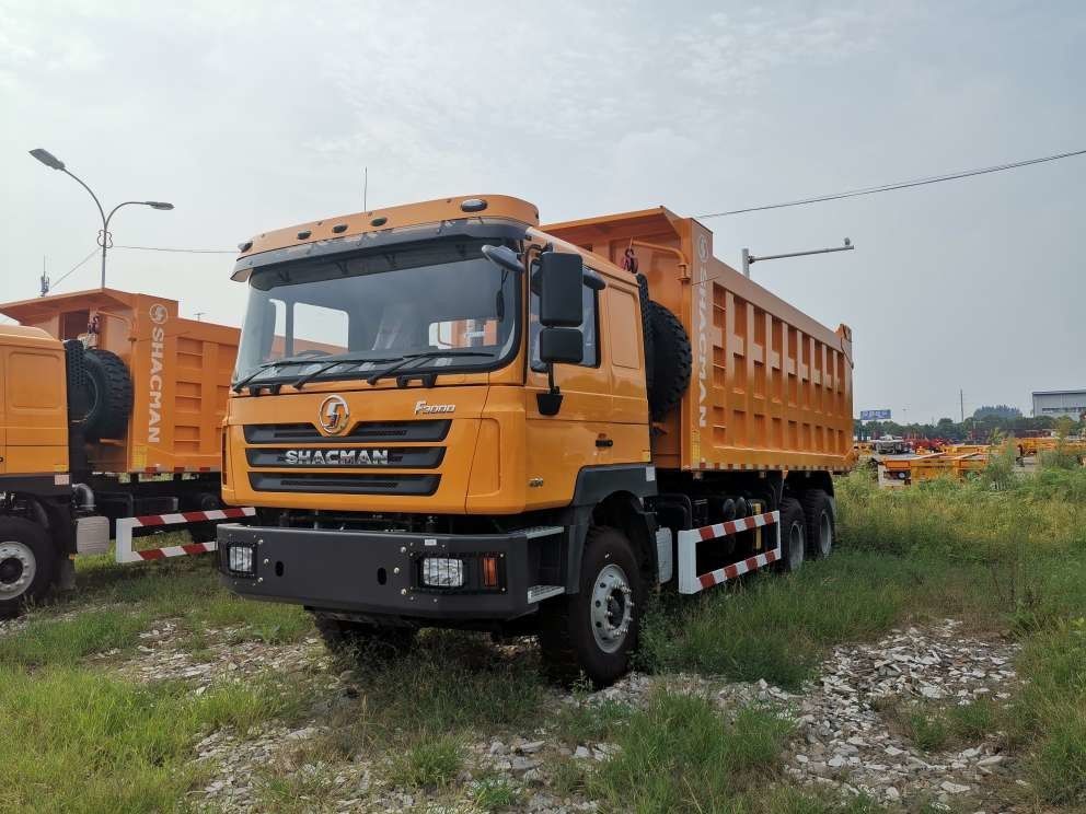 SHACMAN 3 एक्सल डंप ट्रक F3000 6x4 430HP EuroII 25Ton तीन एक्सल डंप ट्रक
