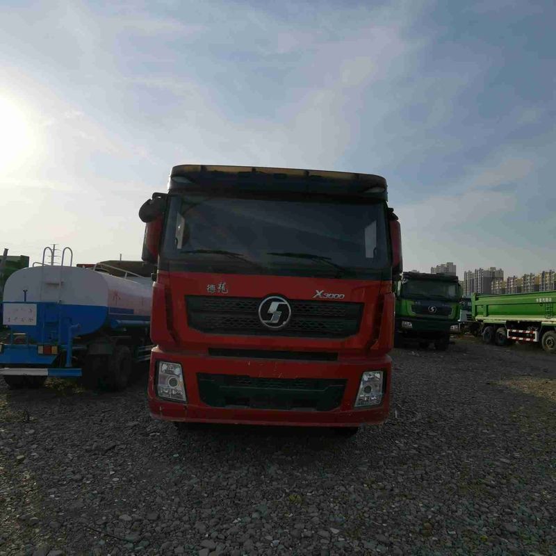 SHACMAN X3000 ट्रक 6x4 340 एचपी यूरो II सफेद 10 पहिया ट्रक