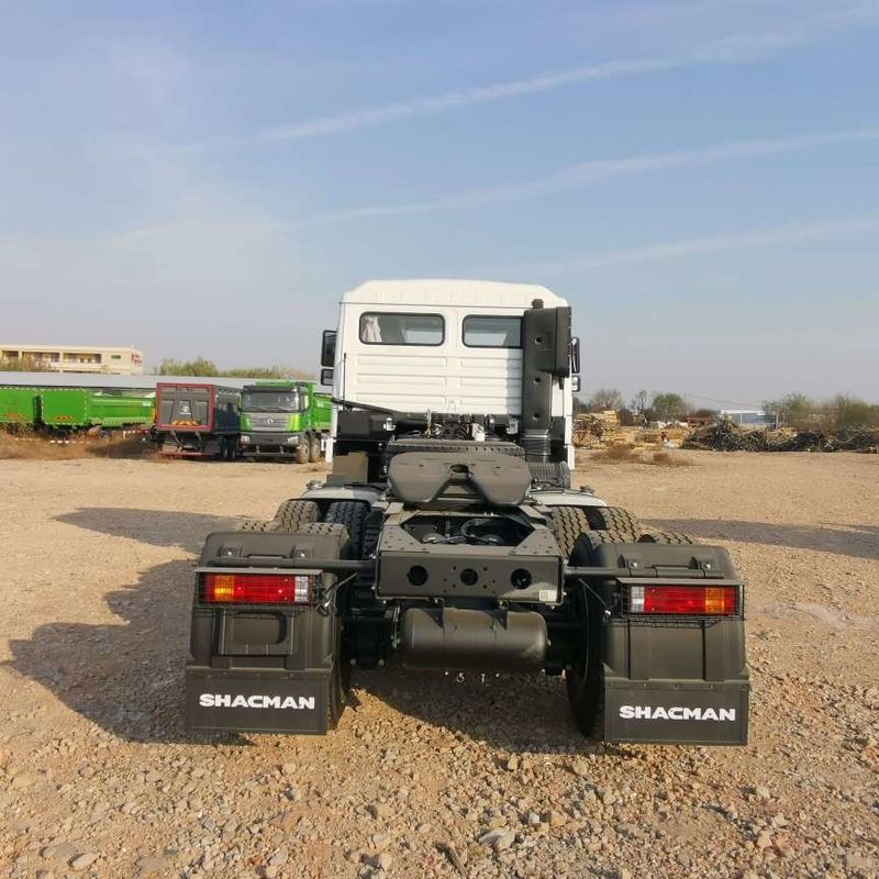 लाल SHACMAN F3000 375HP यूरो V 6-व्हील ट्रैक्टर हेड 4x2 WEICHAI इंजन