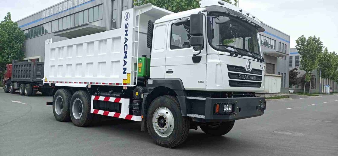 SHACMAN 3 एक्सल भारी डंप ट्रक F3000 6x4 430HP EuroII 25 टन तीन एक्सल डंप ट्रक