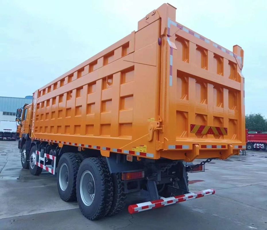 SHACMAN 3 एक्सल डंप ट्रक F3000 8x4 430HP EuroII 25 टन तीन एक्सल डंप ट्रक