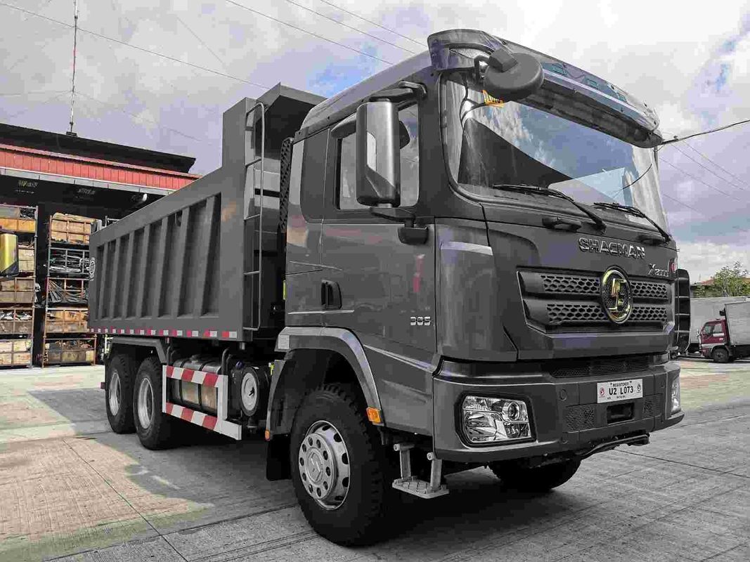 कमिंस डीजल इंजन SHACMAN भारी डंप ट्रक 25 टन पेलोड X3000 6x4 420 यूरो III