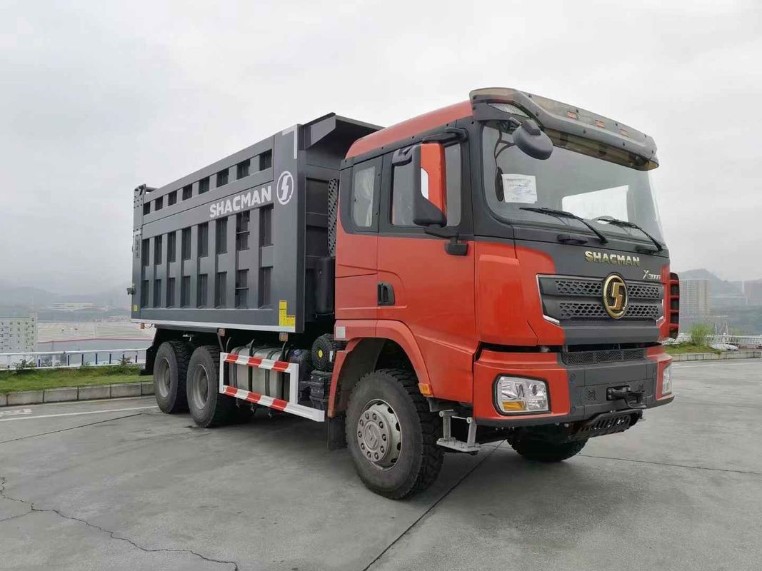 कमिंस डीजल इंजन SHACMAN भारी डंप ट्रक 25 टन पेलोड X3000 6x4 420 यूरो III