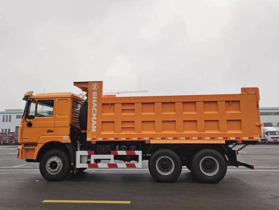 SHACMAN 3 एक्सल डंप ट्रक F3000 6x4 430HP EuroII 25 टन तीन एक्सल डंप ट्रक
