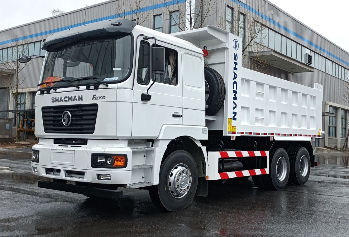 SHACMAN F2000 6x4 290HP 30tons टिपर डंप ट्रक 12R22.5 टायर SX3255JM384 यूरो II ABS