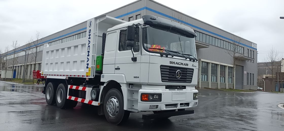F2000 SHACMAN 290hp WEICHAI यूरो II डीजल इंजन 6x4 डंप ट्रक 12R22.5 टायर
