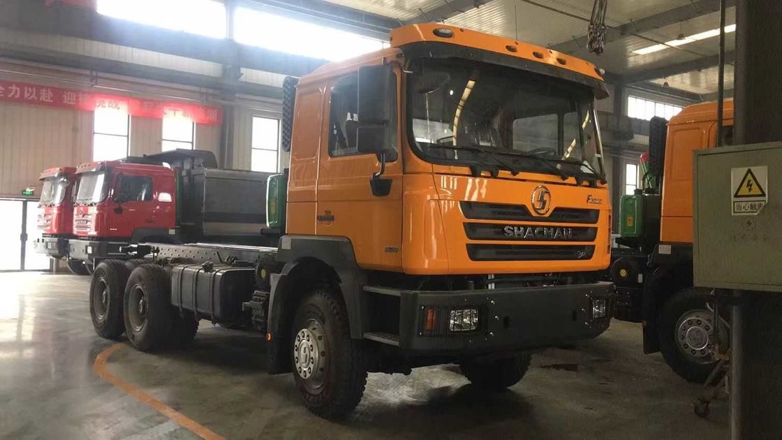कमिंस डीजल इंजन SHACMAN भारी डंप ट्रक 25 टन पेलोड X3000 6x4 420 यूरो III