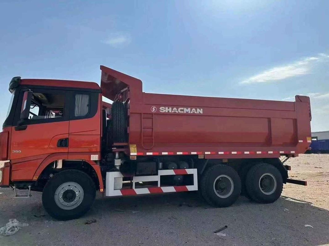 कमिंस डीजल इंजन SHACMAN भारी डंप ट्रक 25 टन पेलोड X3000 6x4 420 यूरो III