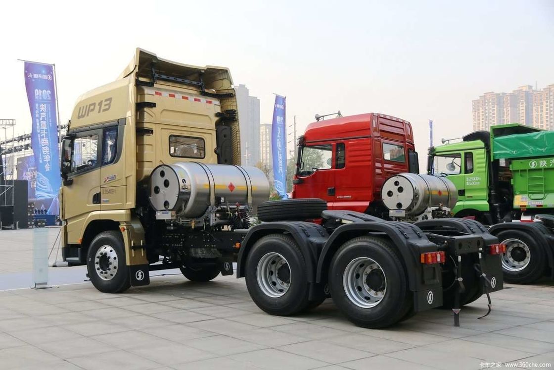 एलएनजी 480HP SHACMAN X3000 6x4 ट्रैक्टर ट्रक यूरोवी सफेद ट्रक ट्रैक्टर सिर