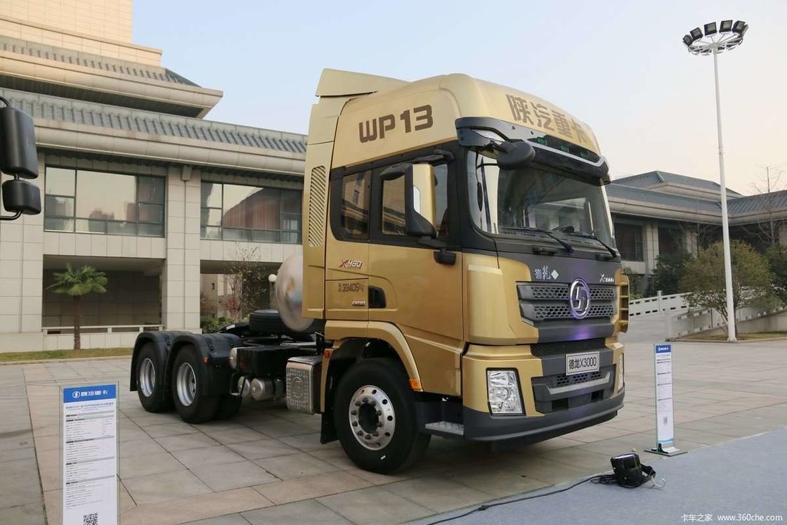 एलएनजी 480HP SHACMAN X3000 6x4 ट्रैक्टर ट्रक यूरोवी सफेद ट्रक ट्रैक्टर सिर